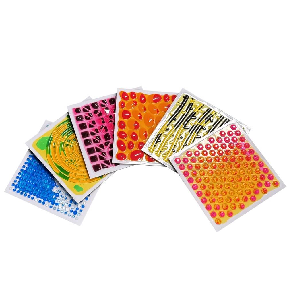 Sensory Floor Tiles for Toddlers - Tactile Development & Brain Building Play(6 IN 1 PACK)